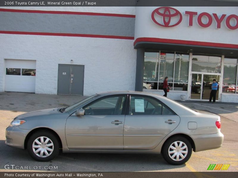 Mineral Green Opal / Taupe 2006 Toyota Camry LE