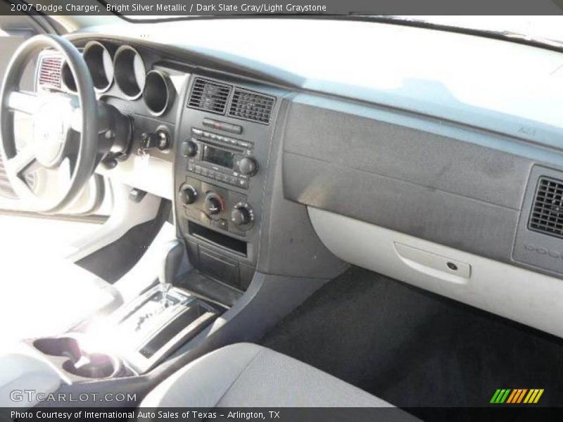 Bright Silver Metallic / Dark Slate Gray/Light Graystone 2007 Dodge Charger