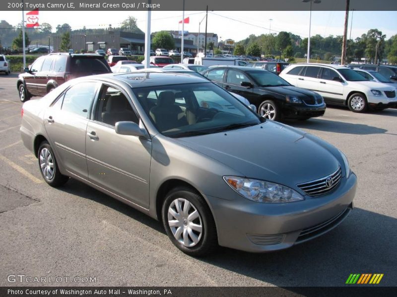 Mineral Green Opal / Taupe 2006 Toyota Camry LE