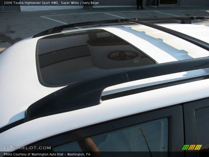 Super White / Ivory Beige 2006 Toyota Highlander Sport 4WD