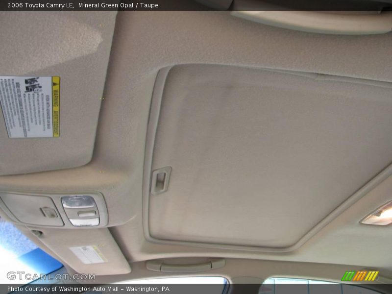 Mineral Green Opal / Taupe 2006 Toyota Camry LE