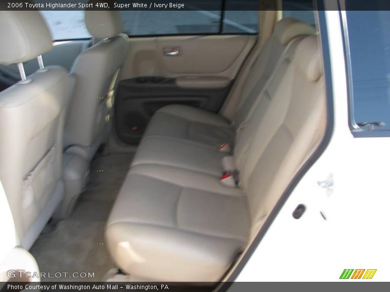 Super White / Ivory Beige 2006 Toyota Highlander Sport 4WD