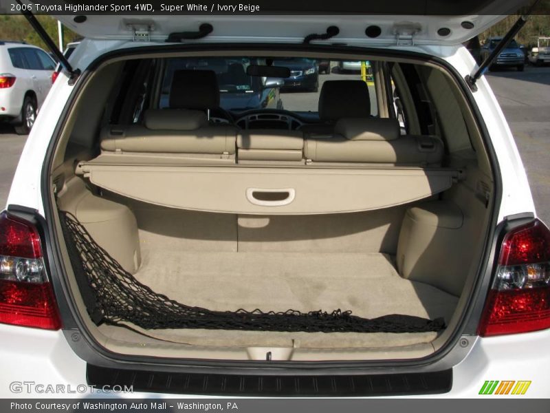 Super White / Ivory Beige 2006 Toyota Highlander Sport 4WD