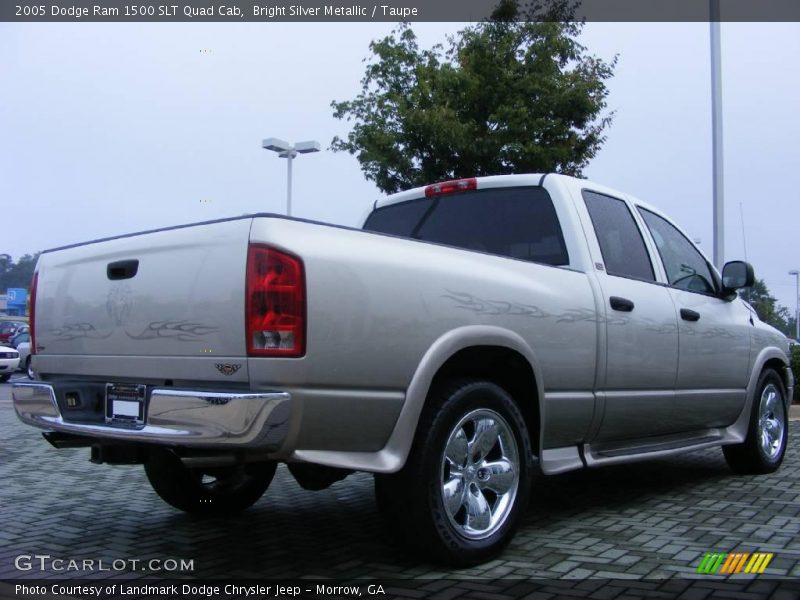 Bright Silver Metallic / Taupe 2005 Dodge Ram 1500 SLT Quad Cab
