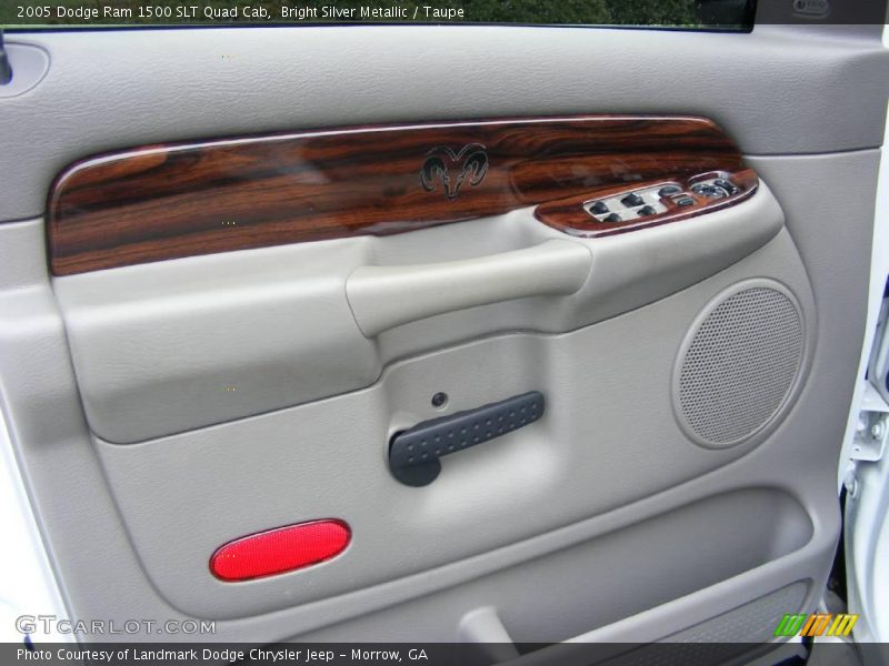 Bright Silver Metallic / Taupe 2005 Dodge Ram 1500 SLT Quad Cab
