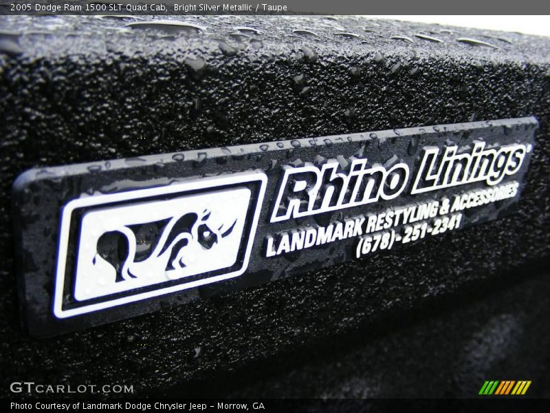 Bright Silver Metallic / Taupe 2005 Dodge Ram 1500 SLT Quad Cab