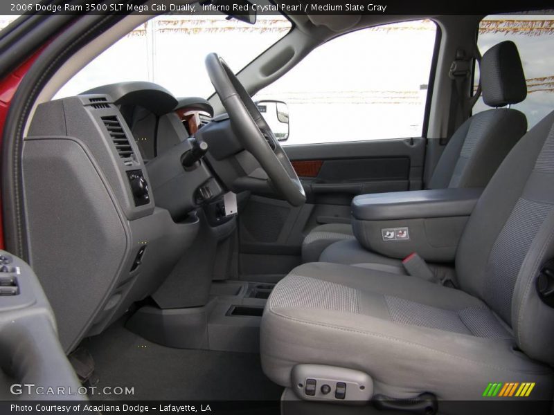 Inferno Red Crystal Pearl / Medium Slate Gray 2006 Dodge Ram 3500 SLT Mega Cab Dually