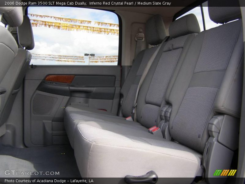 Inferno Red Crystal Pearl / Medium Slate Gray 2006 Dodge Ram 3500 SLT Mega Cab Dually