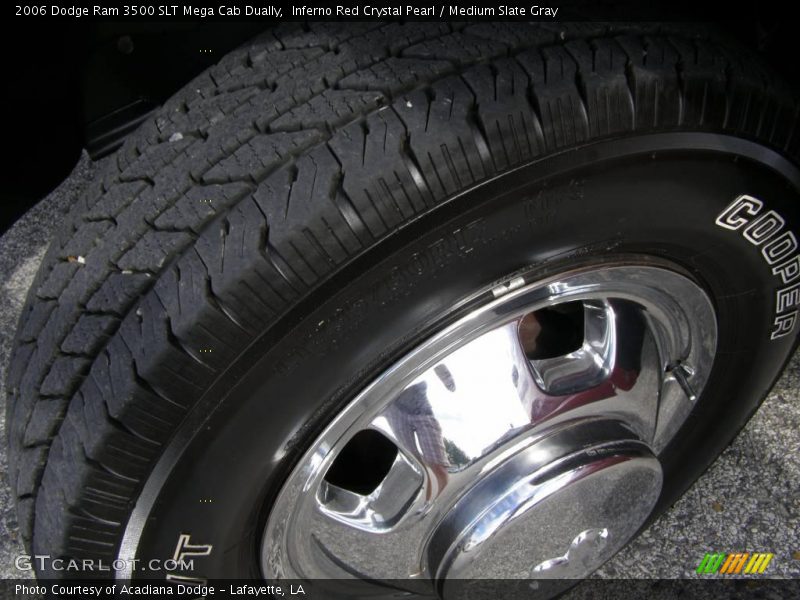 Inferno Red Crystal Pearl / Medium Slate Gray 2006 Dodge Ram 3500 SLT Mega Cab Dually
