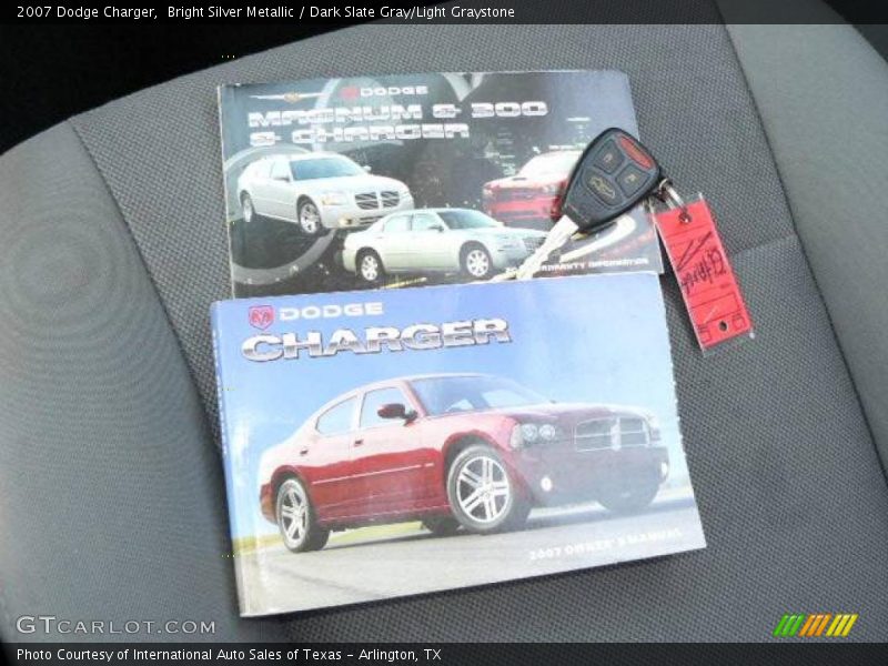Bright Silver Metallic / Dark Slate Gray/Light Graystone 2007 Dodge Charger