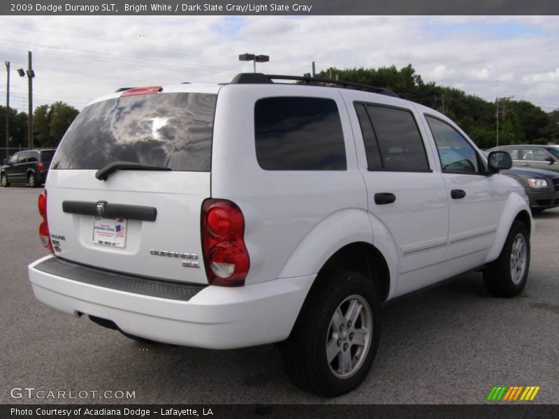 Bright White / Dark Slate Gray/Light Slate Gray 2009 Dodge Durango SLT