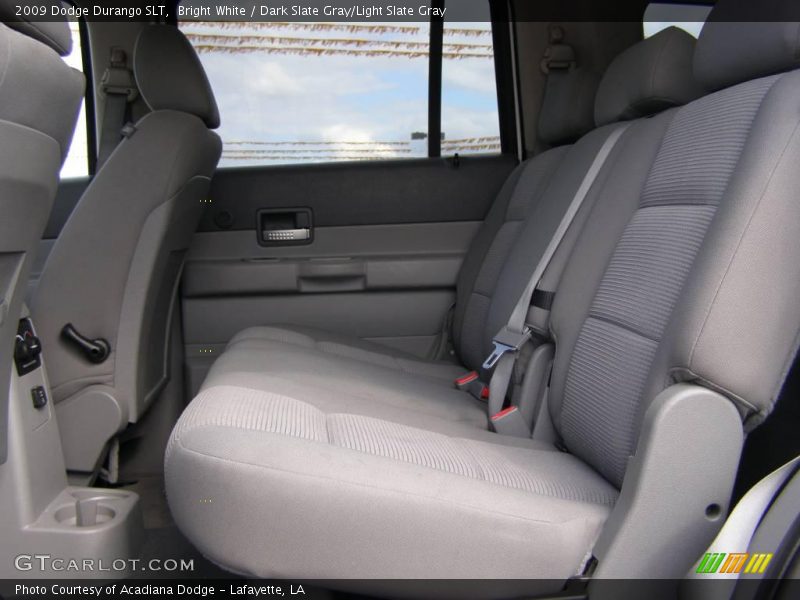Bright White / Dark Slate Gray/Light Slate Gray 2009 Dodge Durango SLT