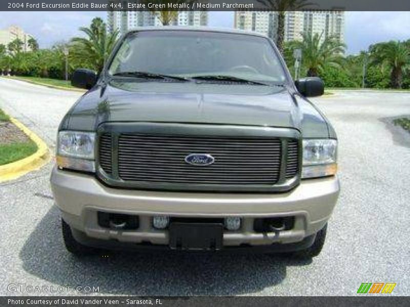 Estate Green Metallic / Medium Parchment 2004 Ford Excursion Eddie Bauer 4x4