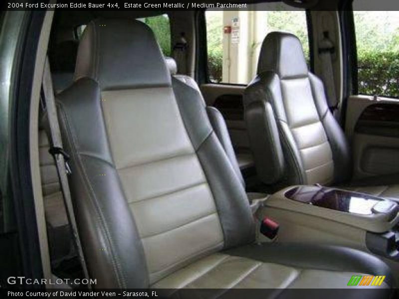 Estate Green Metallic / Medium Parchment 2004 Ford Excursion Eddie Bauer 4x4