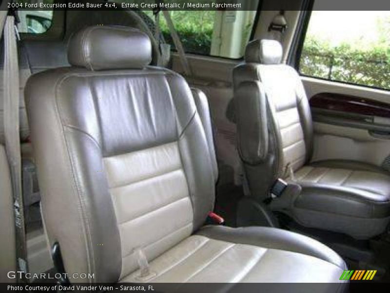 Estate Green Metallic / Medium Parchment 2004 Ford Excursion Eddie Bauer 4x4
