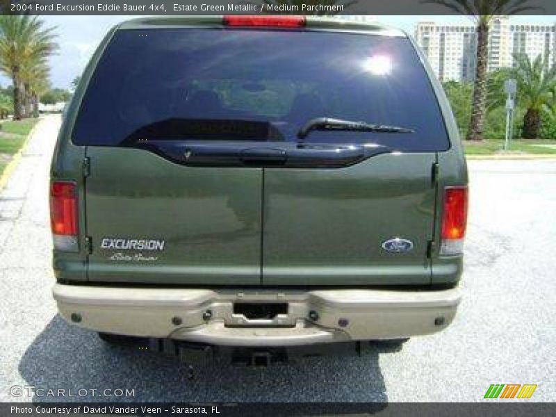 Estate Green Metallic / Medium Parchment 2004 Ford Excursion Eddie Bauer 4x4