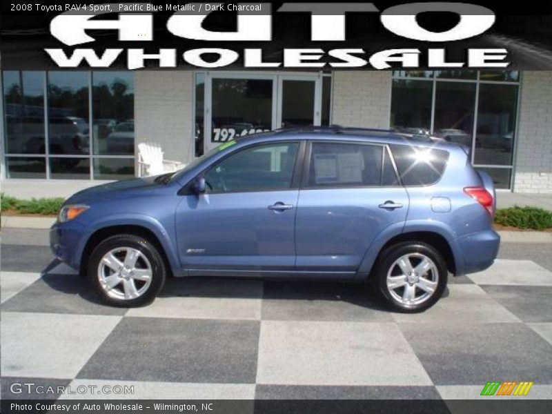 Pacific Blue Metallic / Dark Charcoal 2008 Toyota RAV4 Sport