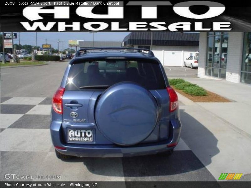 Pacific Blue Metallic / Dark Charcoal 2008 Toyota RAV4 Sport