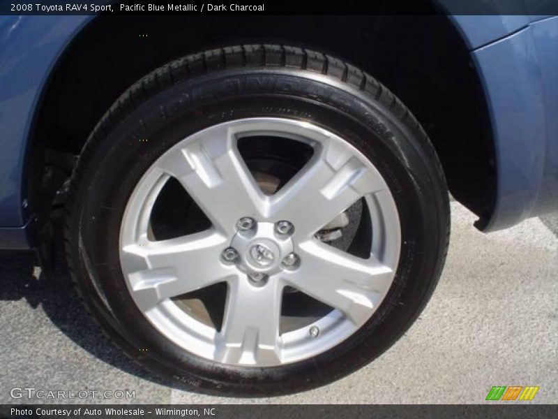 Pacific Blue Metallic / Dark Charcoal 2008 Toyota RAV4 Sport