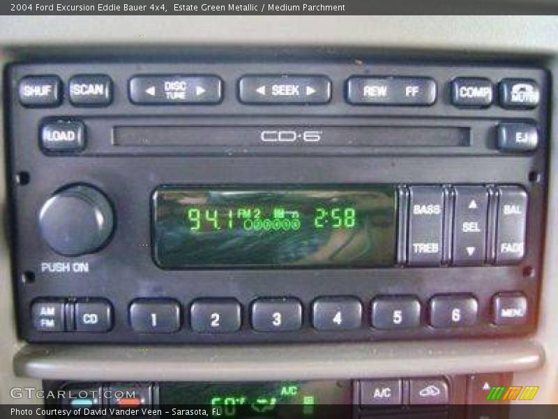 Estate Green Metallic / Medium Parchment 2004 Ford Excursion Eddie Bauer 4x4