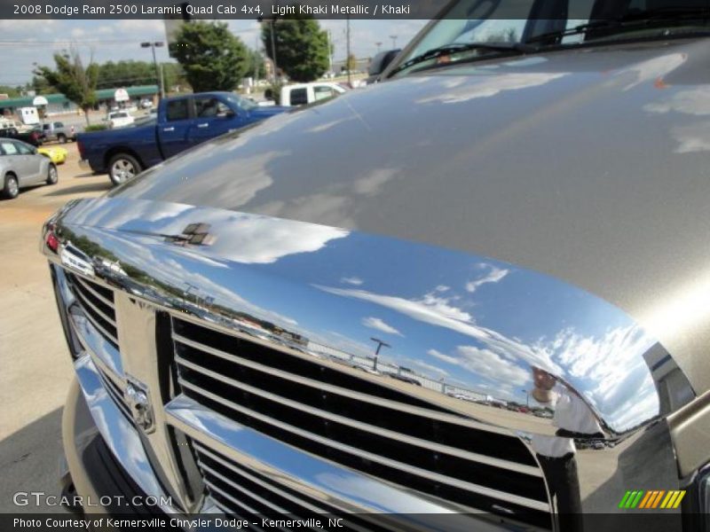 Light Khaki Metallic / Khaki 2008 Dodge Ram 2500 Laramie Quad Cab 4x4