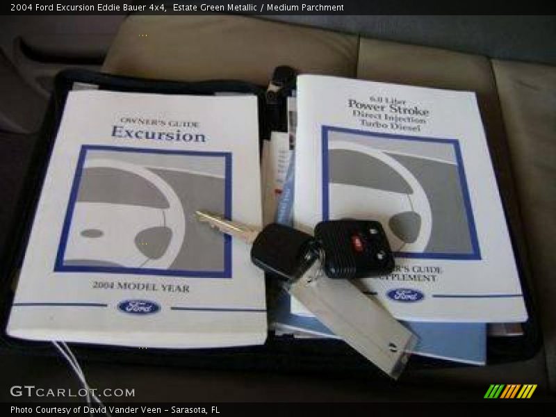 Estate Green Metallic / Medium Parchment 2004 Ford Excursion Eddie Bauer 4x4