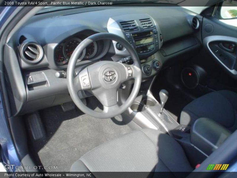 Pacific Blue Metallic / Dark Charcoal 2008 Toyota RAV4 Sport