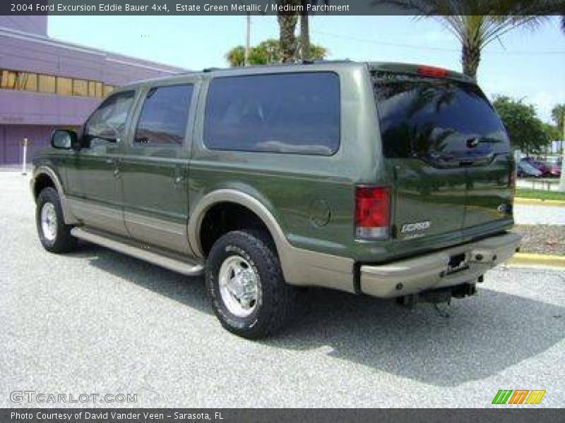 Estate Green Metallic / Medium Parchment 2004 Ford Excursion Eddie Bauer 4x4