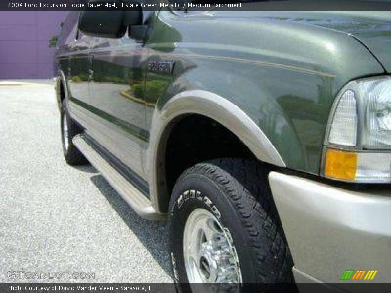 Estate Green Metallic / Medium Parchment 2004 Ford Excursion Eddie Bauer 4x4