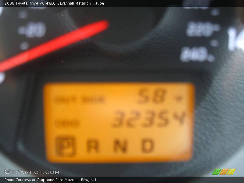 Savannah Metallic / Taupe 2008 Toyota RAV4 V6 4WD