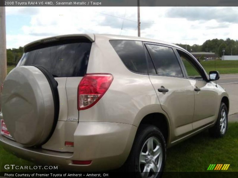 Savannah Metallic / Taupe 2008 Toyota RAV4 V6 4WD