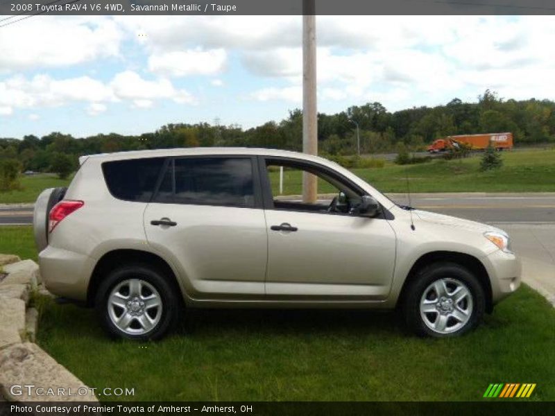 Savannah Metallic / Taupe 2008 Toyota RAV4 V6 4WD