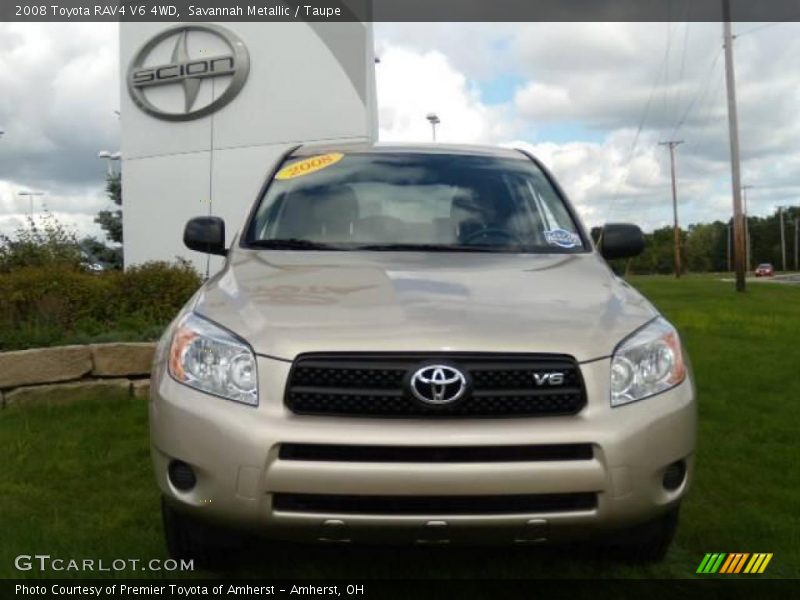Savannah Metallic / Taupe 2008 Toyota RAV4 V6 4WD