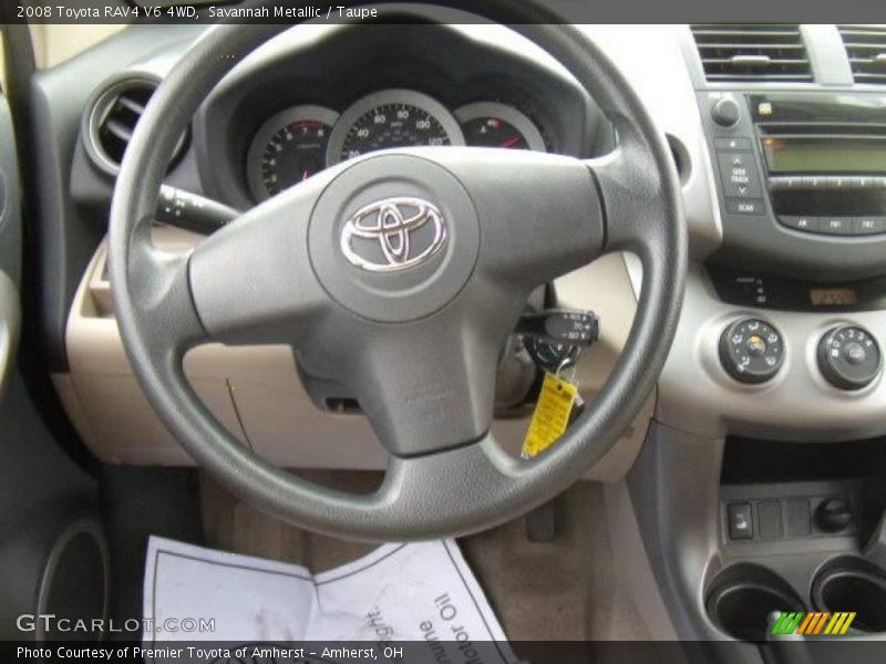 Savannah Metallic / Taupe 2008 Toyota RAV4 V6 4WD