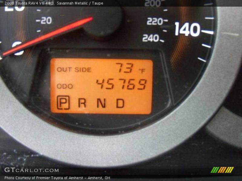 Savannah Metallic / Taupe 2008 Toyota RAV4 V6 4WD