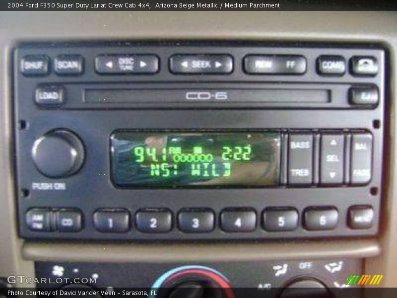 Arizona Beige Metallic / Medium Parchment 2004 Ford F350 Super Duty Lariat Crew Cab 4x4