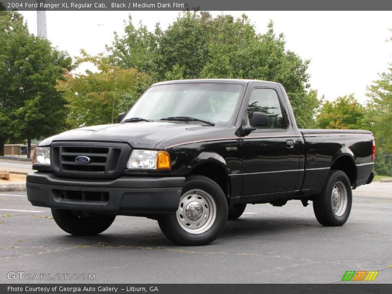 Black / Medium Dark Flint 2004 Ford Ranger XL Regular Cab