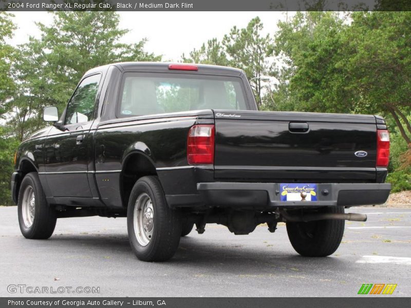 Black / Medium Dark Flint 2004 Ford Ranger XL Regular Cab