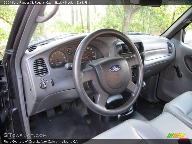 Black / Medium Dark Flint 2004 Ford Ranger XL Regular Cab