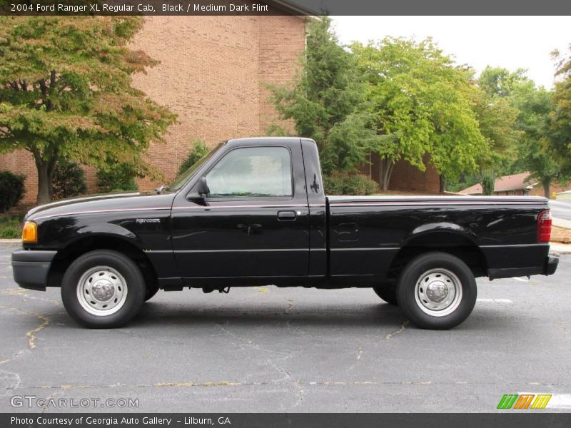 Black / Medium Dark Flint 2004 Ford Ranger XL Regular Cab