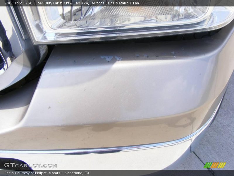Arizona Beige Metallic / Tan 2005 Ford F250 Super Duty Lariat Crew Cab 4x4