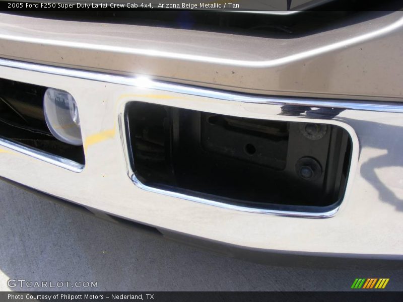 Arizona Beige Metallic / Tan 2005 Ford F250 Super Duty Lariat Crew Cab 4x4