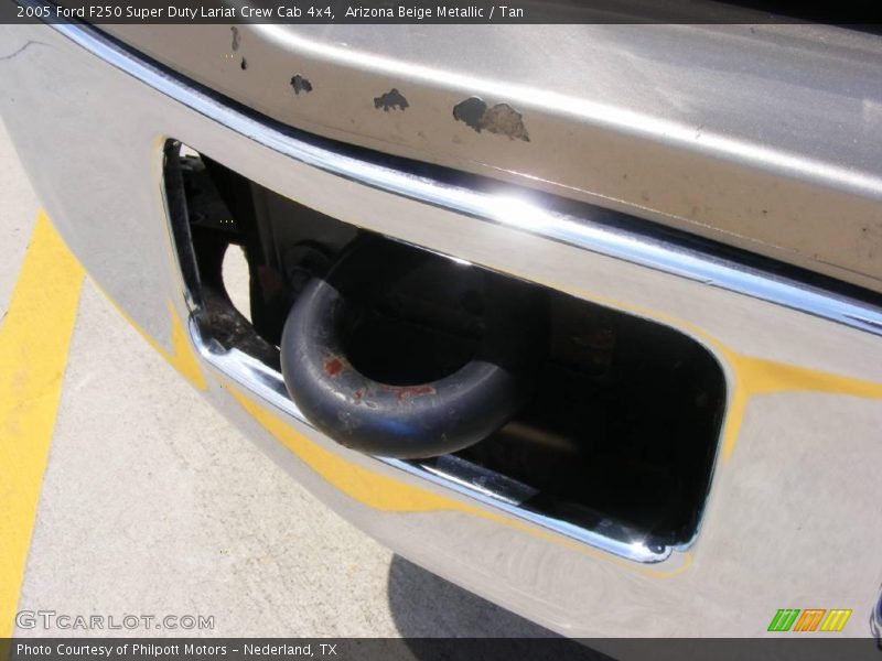 Arizona Beige Metallic / Tan 2005 Ford F250 Super Duty Lariat Crew Cab 4x4