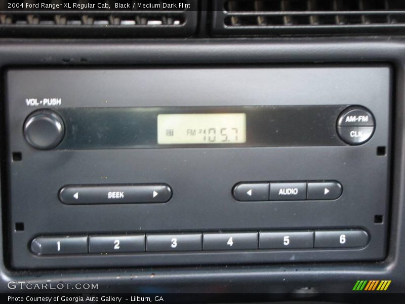 Black / Medium Dark Flint 2004 Ford Ranger XL Regular Cab