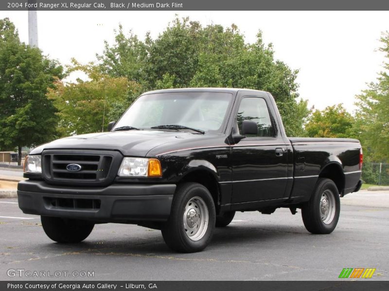 Black / Medium Dark Flint 2004 Ford Ranger XL Regular Cab