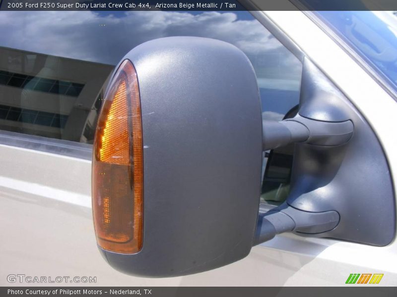 Arizona Beige Metallic / Tan 2005 Ford F250 Super Duty Lariat Crew Cab 4x4