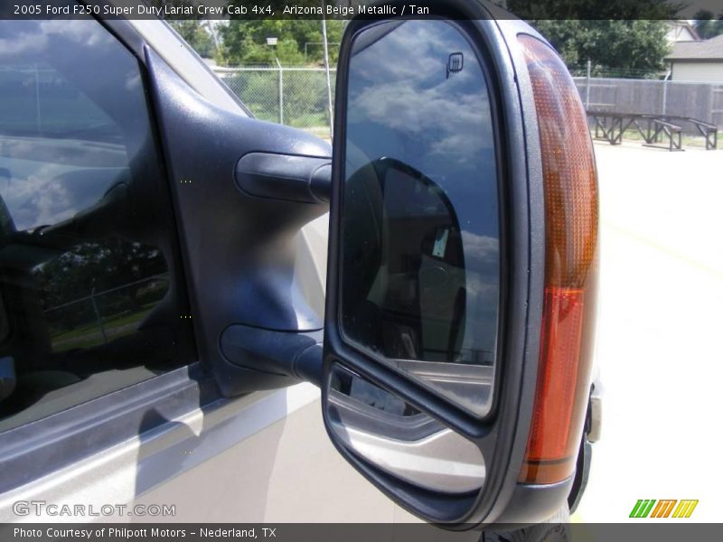Arizona Beige Metallic / Tan 2005 Ford F250 Super Duty Lariat Crew Cab 4x4