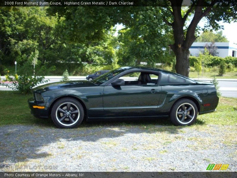 Highland Green Metallic / Dark Charcoal 2008 Ford Mustang Bullitt Coupe