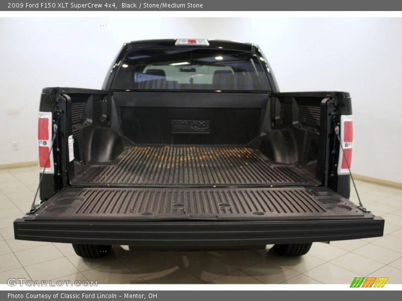 Black / Stone/Medium Stone 2009 Ford F150 XLT SuperCrew 4x4