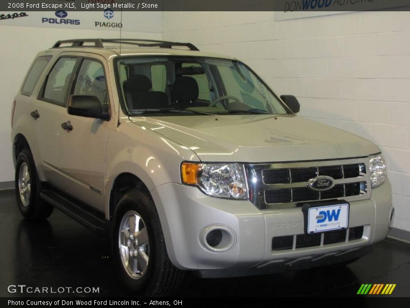 Light Sage Metallic / Stone 2008 Ford Escape XLS